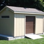 Sheboygan Quaker with roll up door and wood ramp